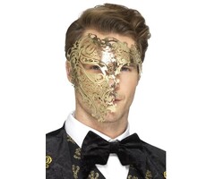 Masker Masquerade / Metaal Goud