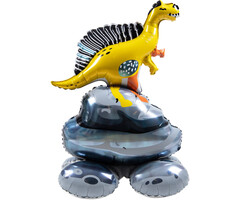 Folieballon Staander Dino 80cm