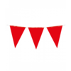Vlaggenlijn 10m Plastiek / Rood