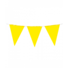 Vlaggenlijn 10m Plastiek /  Geel