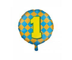 Folieballon Happy Foil 46cm / 1 Jaar