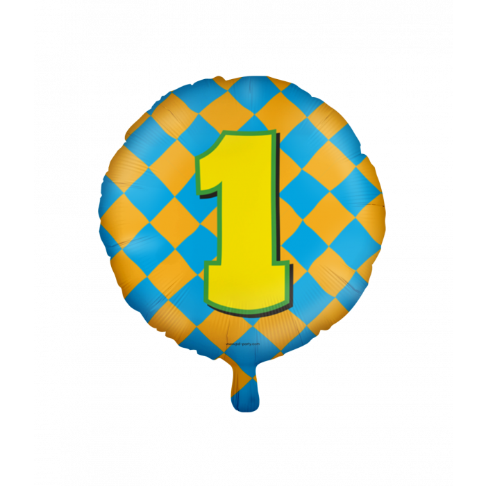 Folieballon Happy Foil 46cm / 1 Jaar