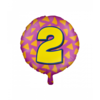 Folieballon Happy Foil 46cm / 2 Jaar