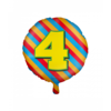 Folieballon Happy Foil 46cm / 4 Jaar