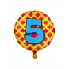 Folieballon Happy Foil 46cm / 5 Jaar