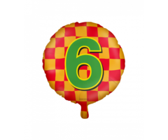 Folieballon Happy Foil 46cm / 6 Jaar
