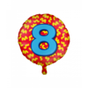 Folieballon Happy Foil 46cm / 8 Jaar