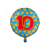 Folieballon Happy Foil 46cm /  10 Jaar