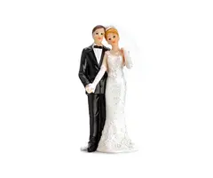 Taartdecoratie Figuren Wedding Man/Vrouw 11cm