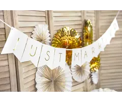 Banner Just Married 2m50