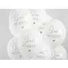 Ballonnen Just Married 30cm / 6 Stuks