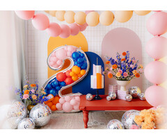 Folieballon Frame Cijfer 126cm