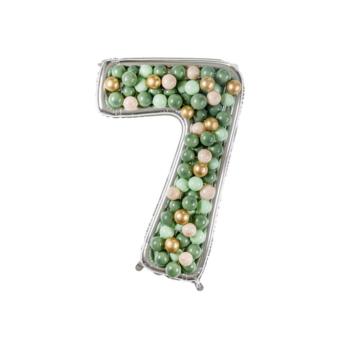 Folieballon Frame Cijfer 126cm