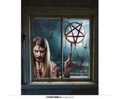 Raamdeco Elektrostatisch 30cmx40cm / Cursed