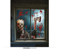 Raamdeco Elektrostatisch 30cmx40cm / Sluipmoordenaar