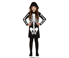 Skeleton Meisje / Kinderkostuum