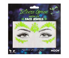 Face Jewels Diamantjes voor Gezicht / Fluo Groen