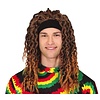 Pruik Rasta met Haarband