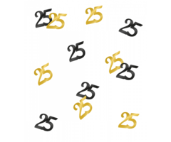 Tafelconfetti Black/Gold - 25