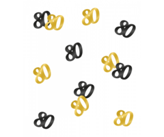 Tafelconfetti Black/Gold - 80
