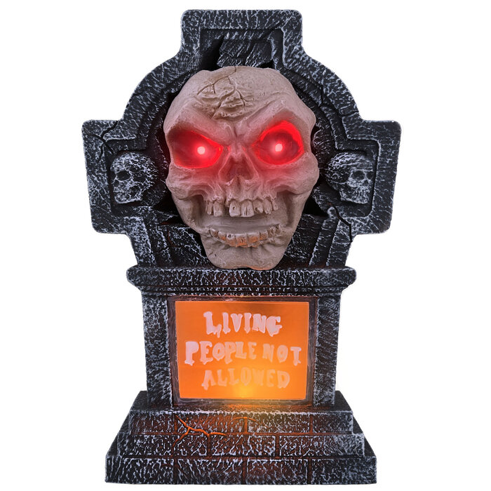 Grafsteen Met Sprekend gezicht