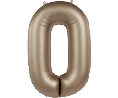 Folieballon Starlight Gold 86cm / Cijfer 0