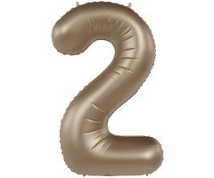 Folieballon Starlight Gold 86cm / Cijfer 2