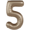 Folieballon Starlight Gold 86cm / Cijfer 5