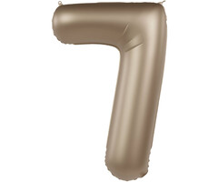 Folieballon Starlight Gold 86cm / Cijfer 7