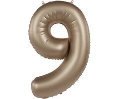 Folieballon Starlight Gold 86cm / Cijfer 9