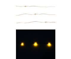 Kostuumlichtjes ijzerdraad | Geel 2m