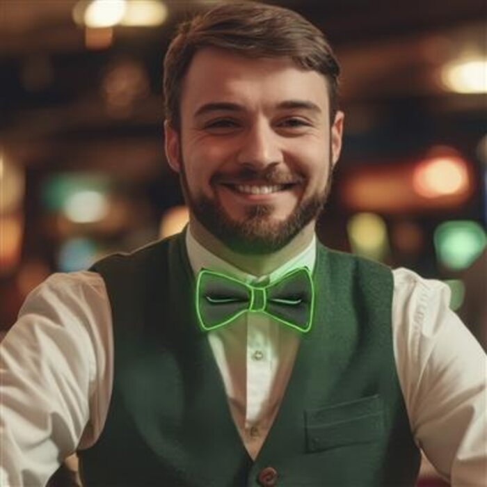 Strikje LED One Size / Groen