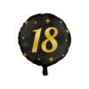 Party Foil Balloon Black/Gold - 18