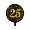 Party Foil Balloon Black/Gold - 25