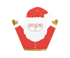 Servetten Kerstman 16x15cm / 20st