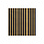 Servetten Goud & zwart gestreept 33x33cm  / 20st