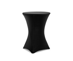 Cocktail Tafel Hoes 80x110cm  / zwart