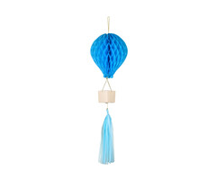 Luchtballon Blauw Honeycomb / 28cm