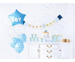 Feestdecoratieset It's a Boy / 49stuks