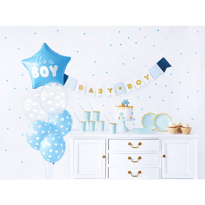 Feestdecoratieset It's a Boy / 49stuks