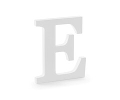Houten Decoratie 20cm / Letter E