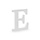 Houten Decoratie 20cm / Letter E