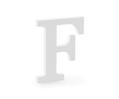 Houten Decoratie 20cm / Letter F