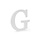 Houten Decoratie 20cm / Letter G