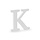 Houten Decoratie 20cm / Letter K