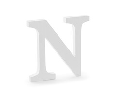 Houten Decoratie 20cm / Letter N