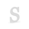 Houten Decoratie 20cm / Letter S