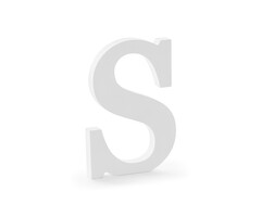 Houten Decoratie 20cm / Letter S