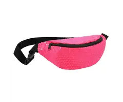 Heuptasje pailletten Fluo / Roze