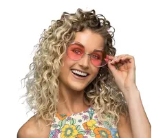Partybril Hippie XL / Roze
